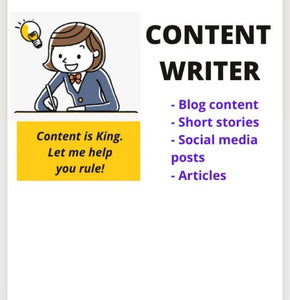 I write polished content for blogs